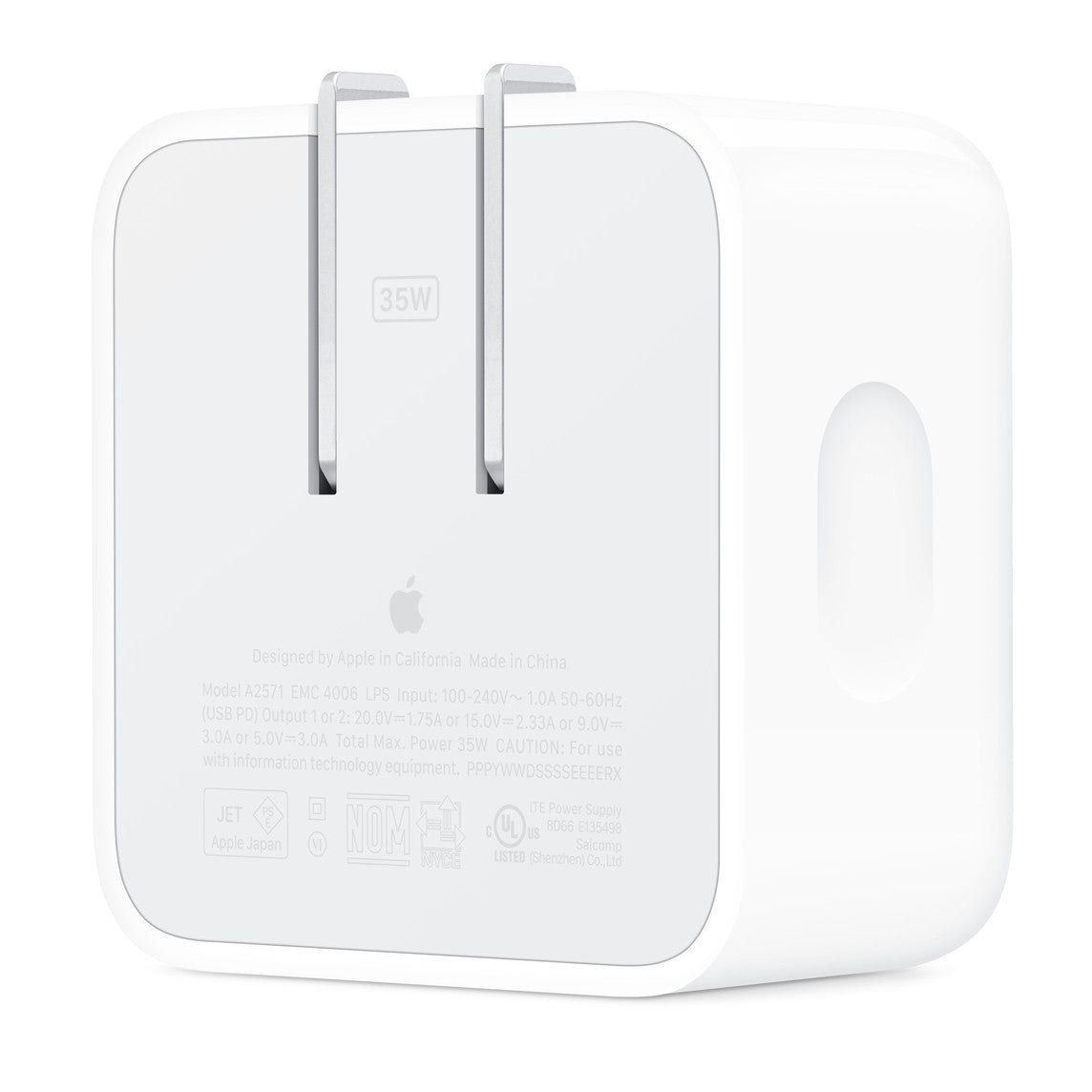 35W Dual USB-C Port Compact Power Adapter From Apple USA